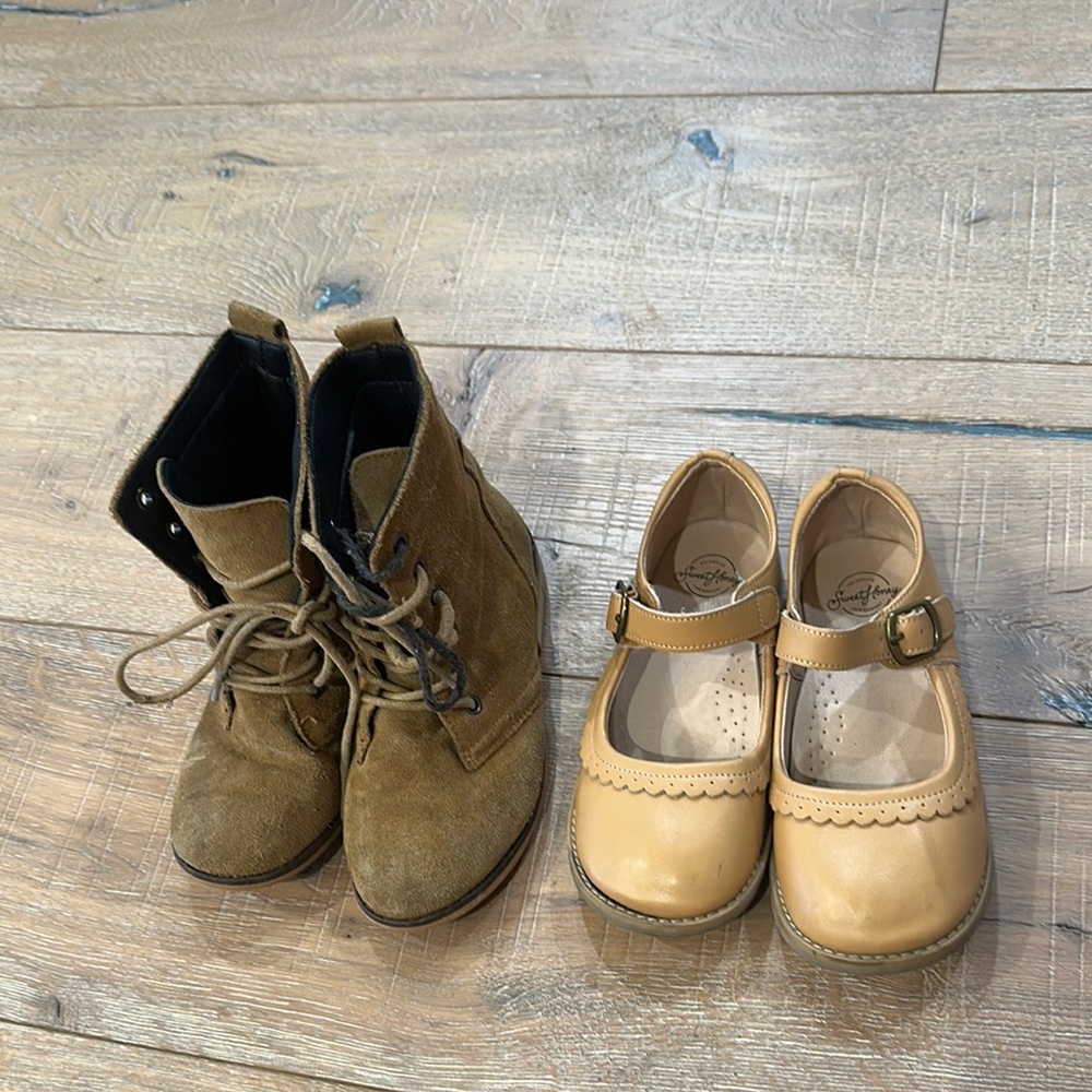 SweetHoney Brown Leather Boots with Durable Soles